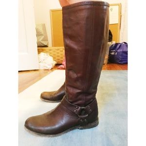 Frye “Phillip Harness Tall” Boots